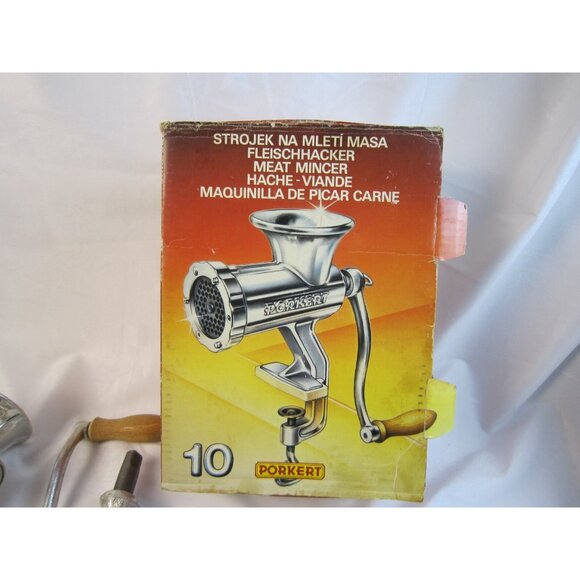 Vintage Porkert 10 Meat Mincer - Grinder - Used - Heavy - Picture 9 of 12